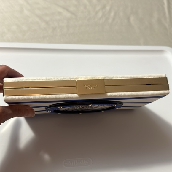 🦈🦈Kate Spade Emanuelle NWOT-Beware Of Sharks Shoulder Bag /Clutch Bag 🦈 - Picture 3 of 8